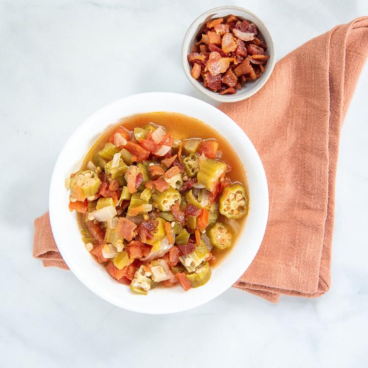 Stewed Okra and Georgia Tomatoes